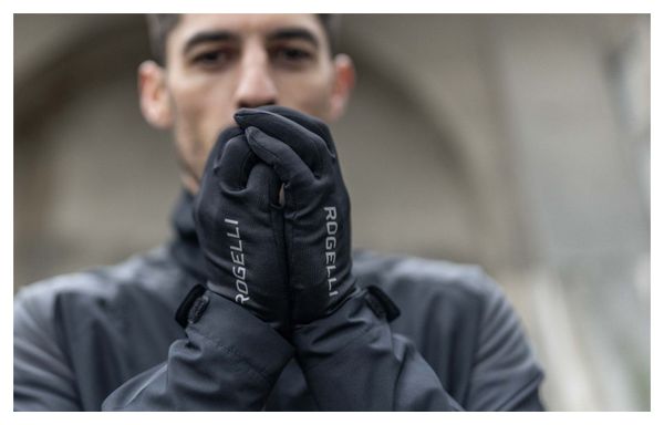 Gants Velo Long De Hiver Rogelli Oakland - Unisexe - Noir