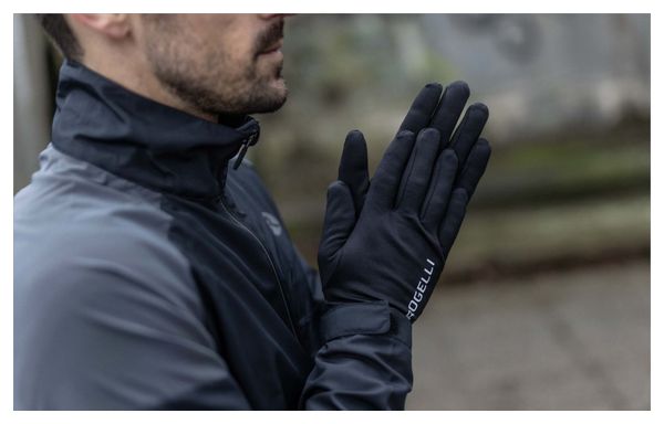 Gants Velo Long De Hiver Rogelli Oakland - Unisexe - Noir