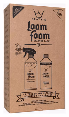 Peaty's Cleaning Kit: Loam Foam 1L / Loam Foam Concentr 1L