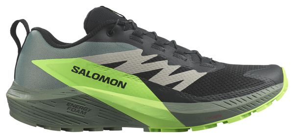Salomon Sense Ride 5 Trail Shoes Black/Green