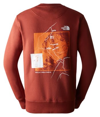 Sweat The North Face Outdoor Graphic Marron