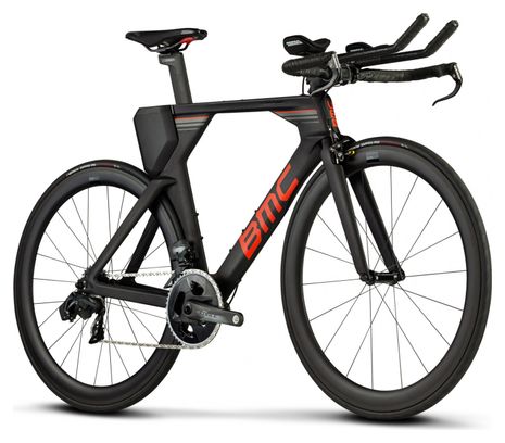 BMC Timemachine One Sram Force eTap AXS 12S 700 mm Triathlon Bike Carbon  Grey Red