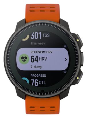 Montre GPS Suunto Vertical Steel Solar Canyon - Orange