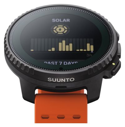 Montre GPS Suunto Vertical Steel Solar Canyon - Orange