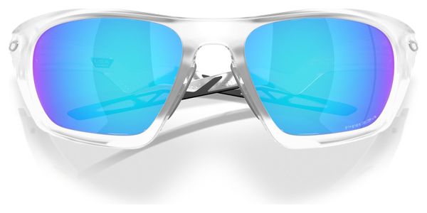 Lunettes Oakley Lateralis Matte Clear / Prizm Sapphire / Réf : OO9431-0660