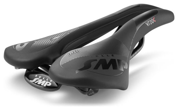 SMP VT20C Gel Saddle with Stainless Steel Rails, Black