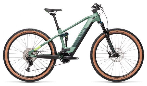 Cube Stereo Hybrid 120 Race 625 Elektrisches Fullsuspension MTB Shimano Deore / XT 12S 625 Wh 29'' Grün 2021