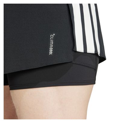 Short 2 en 1 adidas adizero Noir Homme