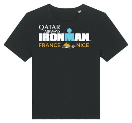 T-Shirt Manches Courtes Ironman France Noir Femme