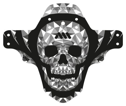 Parafango anteriore AMS All Mountain Style Skull grigio nero