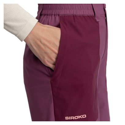 Short randonnée déperlant femme Solara Purple Pourpre