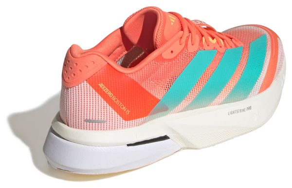 Chaussures Running adidas Adizero Boston 13 Orange/Bleu Femme