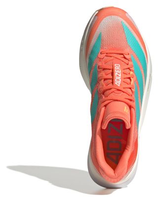 Chaussures Running adidas Adizero Boston 13 Orange/Bleu Femme