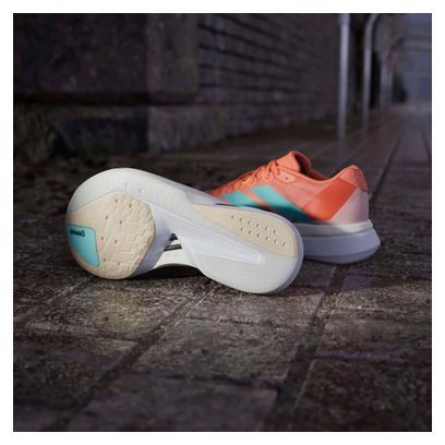 Chaussures Running adidas Adizero Boston 13 Orange/Bleu Femme