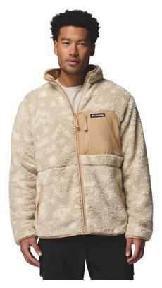 Heren Columbia Sherpa Reversible Winterpas Beige Fleecejas