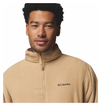 Heren Columbia Sherpa Reversible Winterpas Beige Fleecejas