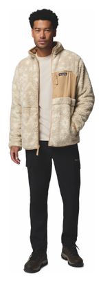Heren Columbia Sherpa Reversible Winterpas Beige Fleecejas