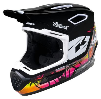 Casco Kenny Prolight Graphic Palm Integral Nero