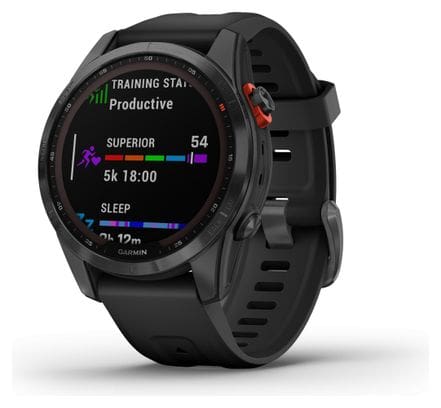 Garmin Fenix 7S Solar Sport Watch Black