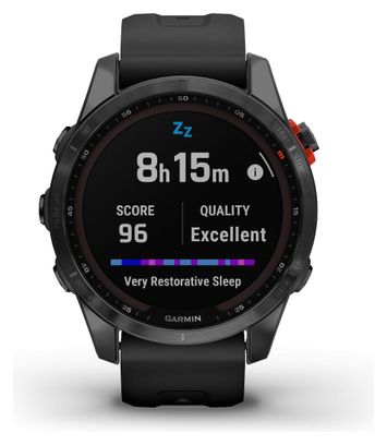 Garmin Fenix 7S Solar Sport Watch Black