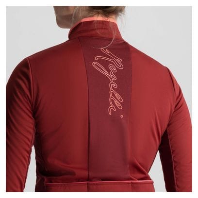 Veste Velo Hiver Rogelli Essential - Femme - Bordeaux/Corail