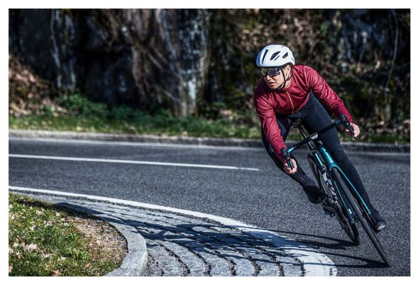 Veste Velo Hiver Rogelli Essential - Femme - Bordeaux/Corail