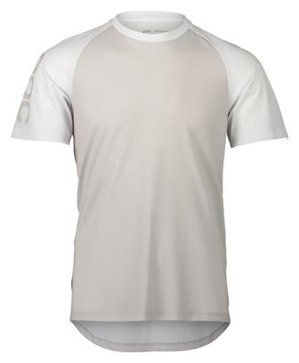 Poc MTB Pure T-Shirt Hellgrau/Weiß