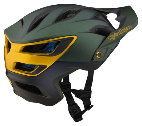 Casque Troy Lee Designs A3 Mips Uno Vert