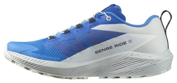 Salomon Sense Ride 5 Trail Shoes Blue/White