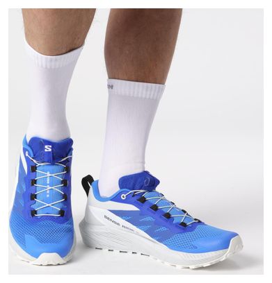 Salomon Sense Ride 5 Trail Shoes Blue/White