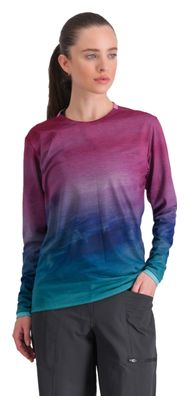 Maglia a manica lunga Sportful Flow Giara Donna Blu/Rosa M