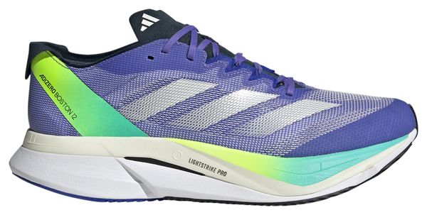 adidas Adizero Boston 12 Hardloopschoenen Blauw/Groen Heren