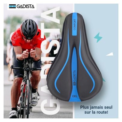 Housse de Selle de Vélo en Gel  Couvre Selle Velo Ultra Confortable pour VTT  Vélo de Route  E-Bike  et Vélo Spinning - Hommes et Femmes