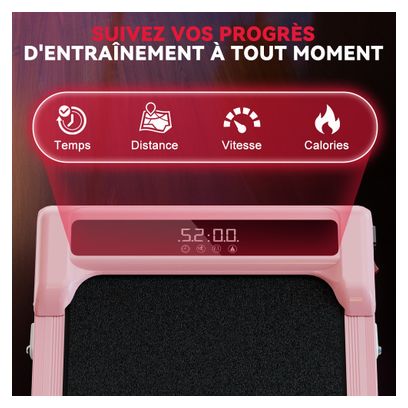 Tapis de marche Fitness Z3 compact sous bureau Rose