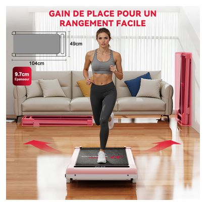 Tapis de marche Fitness Z3 compact sous bureau Rose