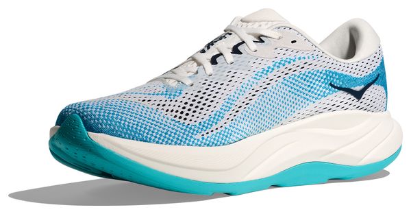 Chaussures Running Hoka Rincon 4 Blanc/Bleu Homme