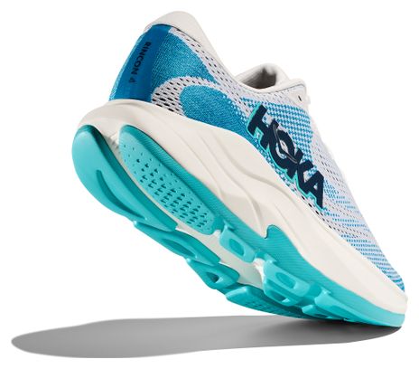 Chaussures Running Hoka Rincon 4 Blanc/Bleu Homme