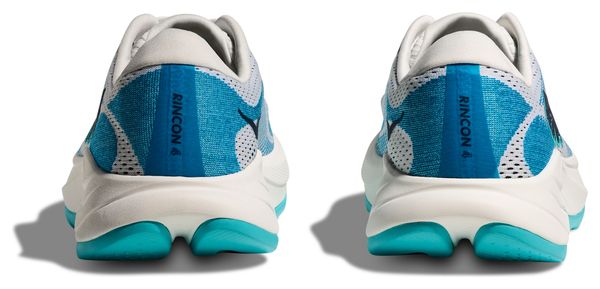 Chaussures Running Hoka Rincon 4 Blanc/Bleu Homme