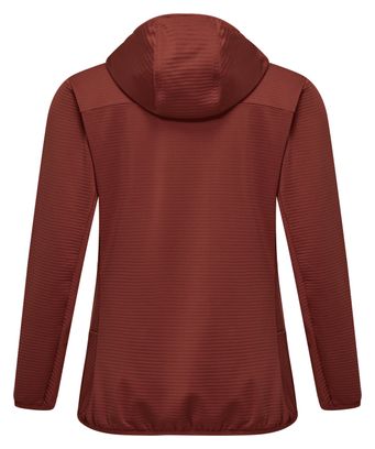 Salewa Puez Altavia Women's Hooded Fleec Red