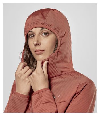 Salewa Puez Altavia Women's Hooded Fleec Red