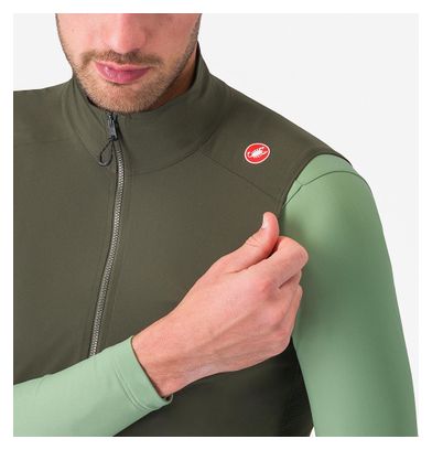 Gilet Coupe-Vent Homme Castelli Espresso Vert