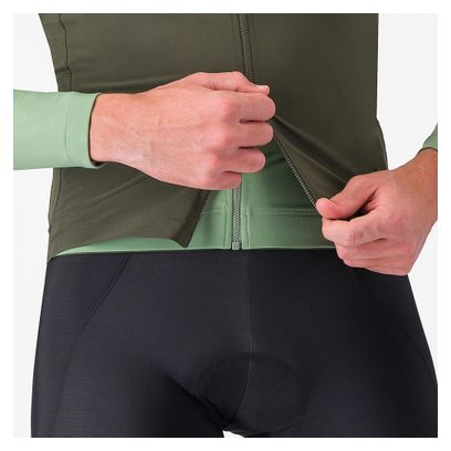 Gilet Coupe-Vent Homme Castelli Espresso Vert