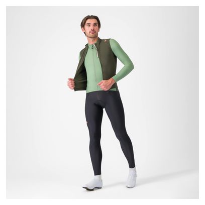 Gilet Coupe-Vent Homme Castelli Espresso Vert