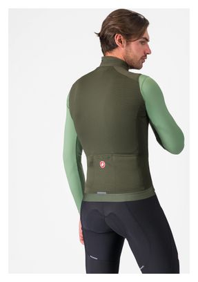 Gilet Coupe-Vent Homme Castelli Espresso Vert