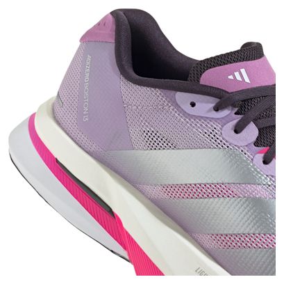 Chaussures Running adidas Adizero Boston 13 Violet/Rose Femme