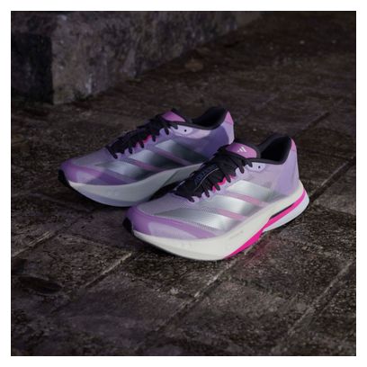 Chaussures Running adidas Adizero Boston 13 Violet/Rose Femme