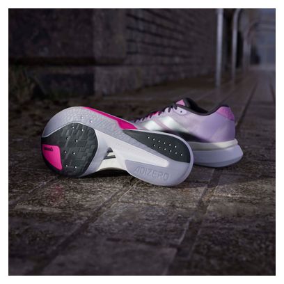 Chaussures Running adidas Adizero Boston 13 Violet/Rose Femme