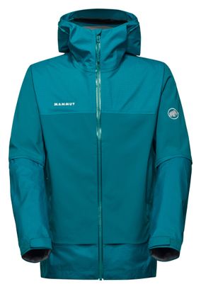 Mammut Ducan Guide Hooded Waterdichte Jas Blauw