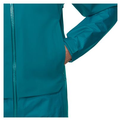Mammut Ducan Guide Hooded Waterdichte Jas Blauw