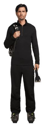Baselayer 1/2 zip Icebreaker Merino 260 Tech Noir Homme